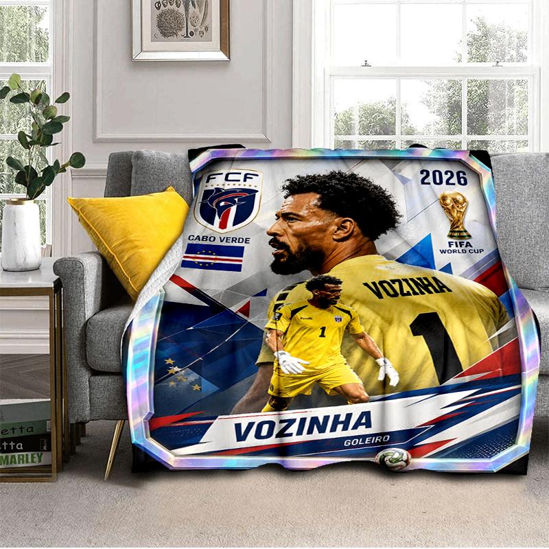 Vozin-ha Football Stars Blanket Lightweight Ideal Bedding Blanket Perfect for Travel, Camping, Living Rooms, Offices, Sofas, Fan Christmas gift