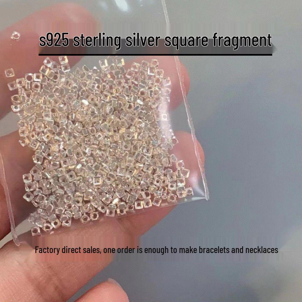 Стерлинговое серебро 925 Сломанные разделители для браслетов и ожерелий ручной работы