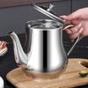 Filter Oil Pot Stainless Steel Household Leak-Proof Wine Pot Pouring Oil Bottle Seasoning Tank Kitchen Supplies Pot Oil Tank