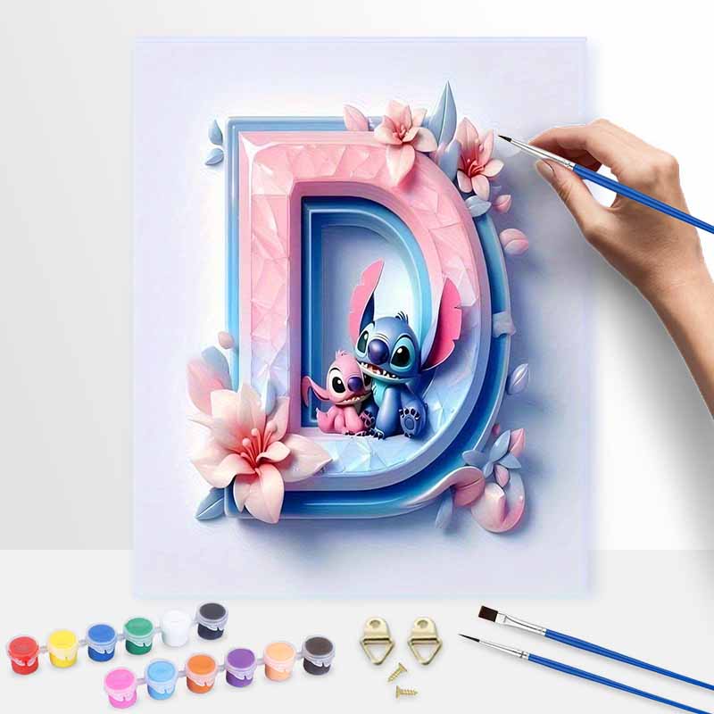 Disney Stitch Painting Kit Home Decor Craft Perfect Gift Idea 128 characters