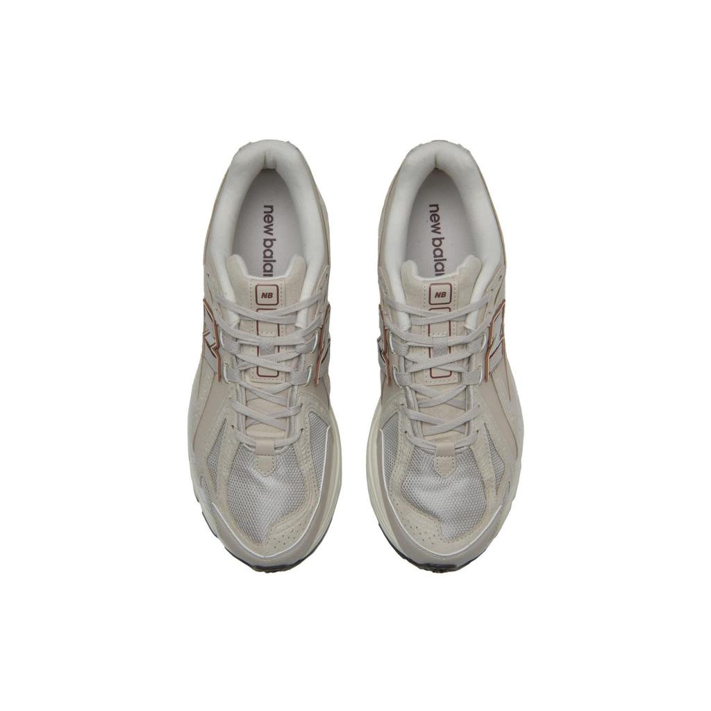 New Balance Nb 1906R Спортивные Повседневные Кожаные Низкие Кроссовки Унисекс светло-серые M1906RFT