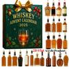 2025 Whiskey Advent Calendar: A Daily Tasting Journey Through Theunlocking the World Flavors of Whiskey, 24 2D Flat Acrylic Whiskey Ornaments