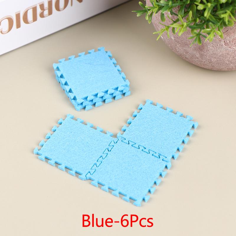 6шт 1:12 миниатюрных ковриков для кукольного домика, многоцветный коврик, модель мебели, декоративная игрушка