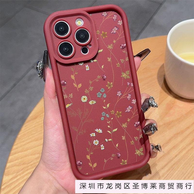 Цветочная линия для чехла мобильного телефона iPhone 11/12/13/14/15 Apple 16promax полноразмерный X/XS