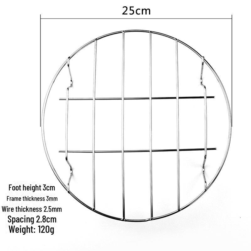 15-25 см нержавеющая сталь антимагнитная подставка для варки овощей на пару