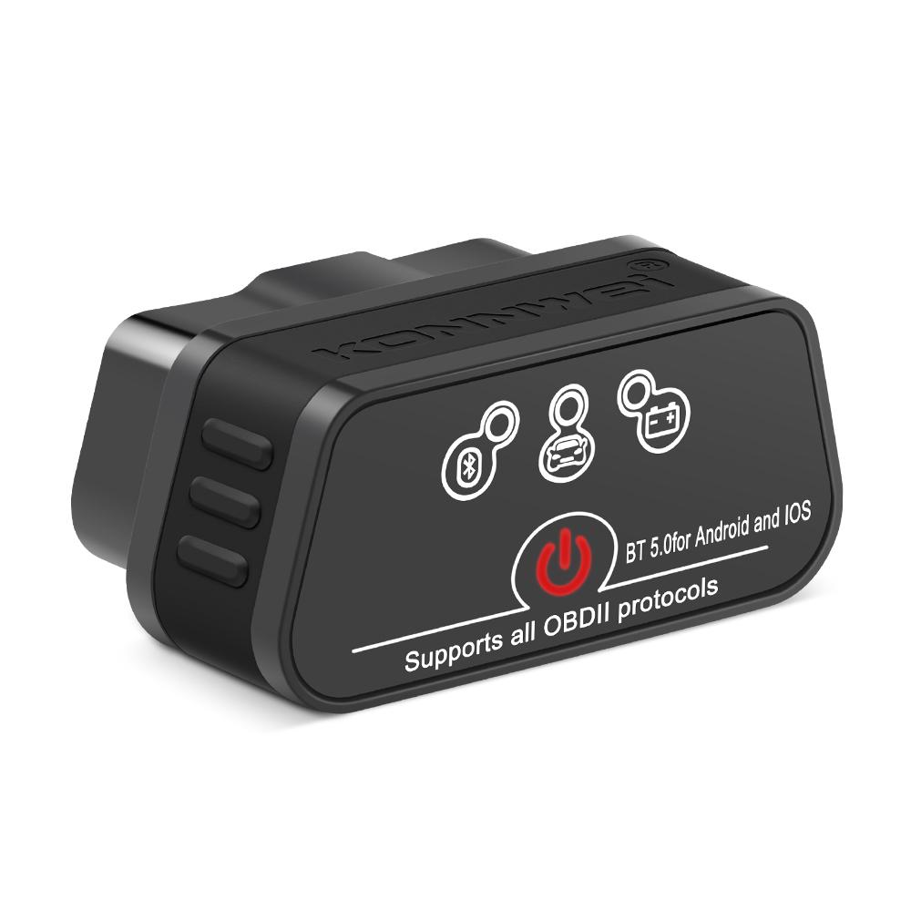 KONNWEI ELM327 V1.5 PIC18F25K80 Bluetooth 5,0 OBD2 сканер KW901 ELM 327 для Android/IOS автоматический сканер диагностический инструмент