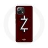 Чехол - Xiaomi - Mi 11 Lite - Мягкий - Логотип Z - Красный и Белый