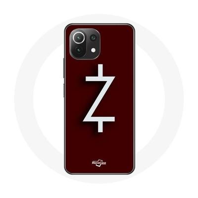 Чехол - Xiaomi - Mi 11 Lite - Мягкий - Логотип Z - Красный и Белый