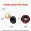 Ball-bar Starter Cover for Decorative Accessories, Luxury Metal Push-to-Start Button Cover for Car, Engine Start/Stop Joystick