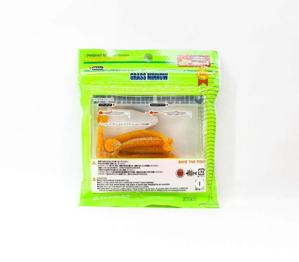 Sale Ecogear Soft Lure Grass Minnow M 2-1/2 Inch 10 piece per pack 553 (5953)