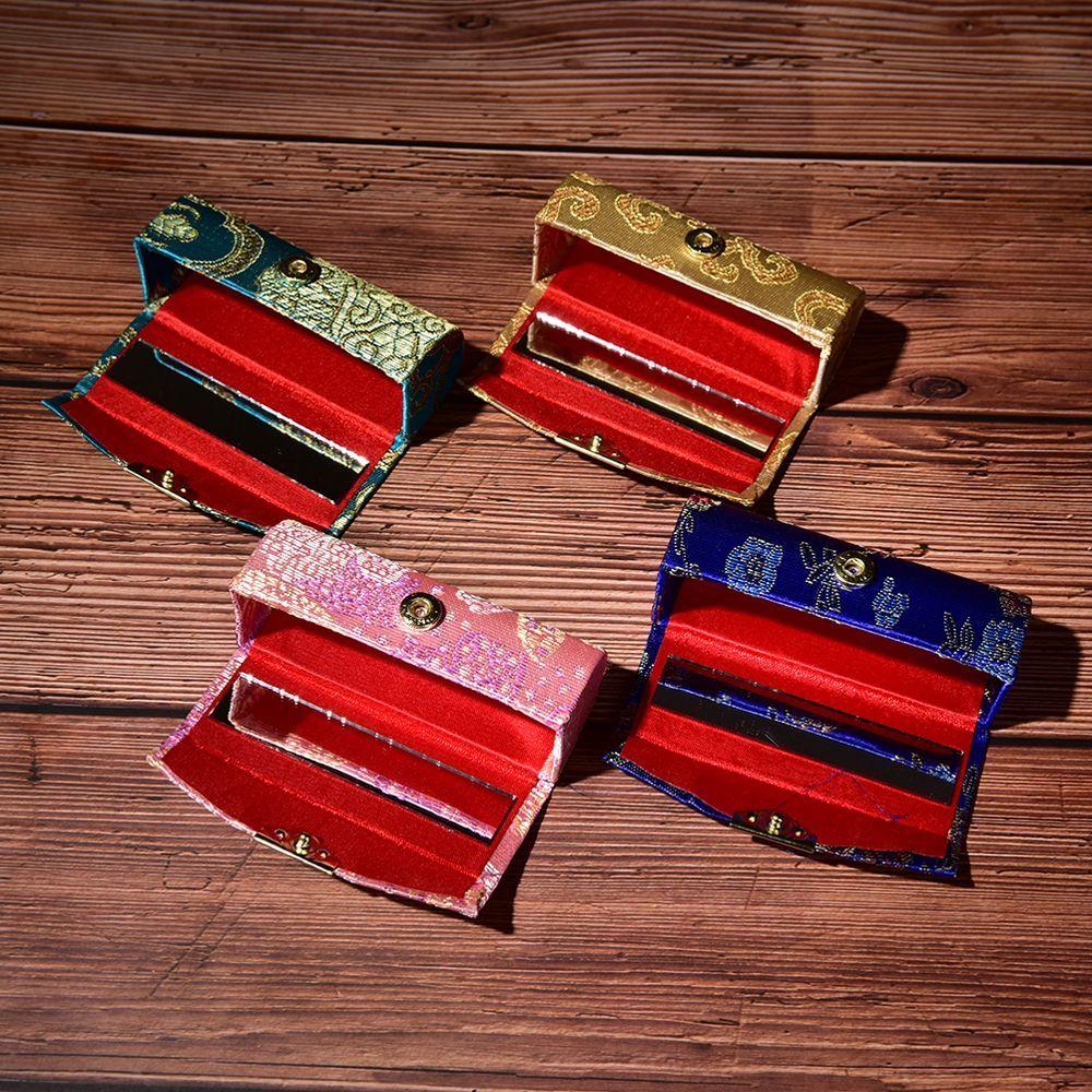 Дизайн из зеркального шелкового сатина Косметички Упаковочная коробка Футляр для губной помады Коробка для губной помады Держатель для губной помады