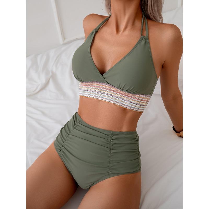 Women Bikini Sexy High Waist Bathing Suit Beach Swimwear Female Summer Swimsuit