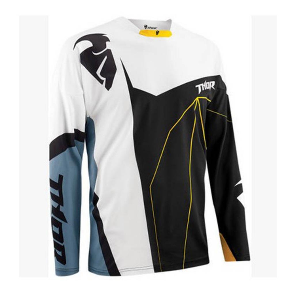 Hot Sale New Thor Team Quick-Drying Breathable Downhill Suit Summer Mountain Bike Long Sleeve T-Shirt Motorcycle Suit