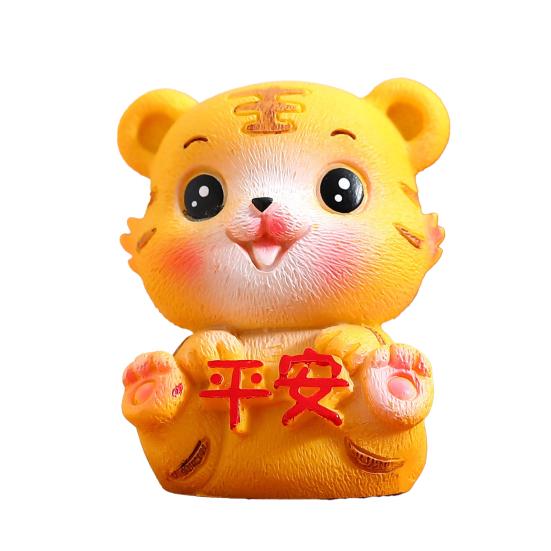 Симпатичная фигурка тигра с добрым смыслом, легкая, изысканная