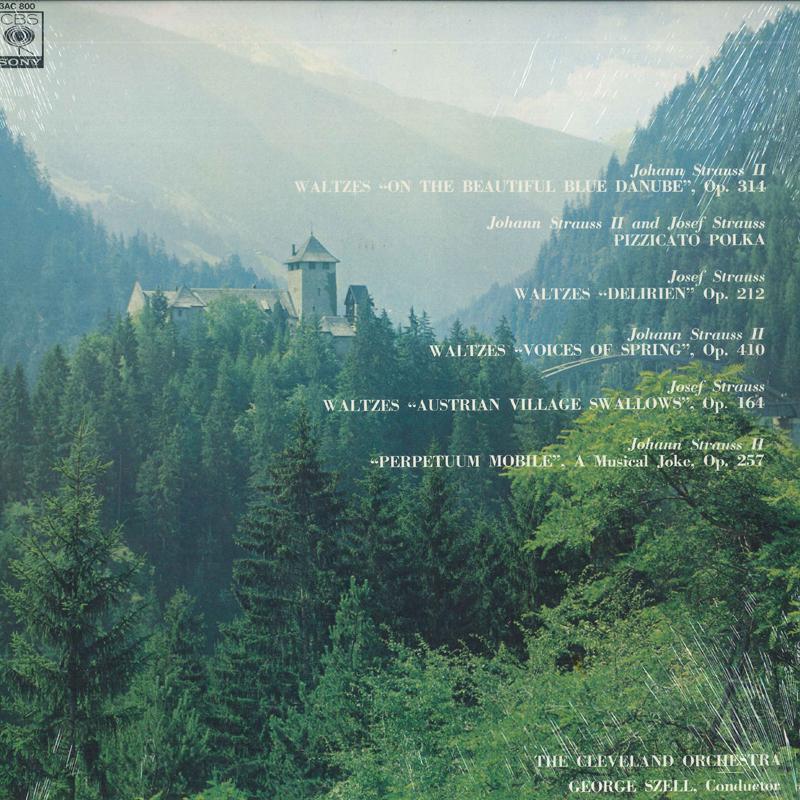 Виниловая пластинка GEORGE SELL, CLEVELAND ORCHESTRA - Szell Conducts Vienna Waltzes And P 13AC800 CBS SONY - Япония Классика Б/У