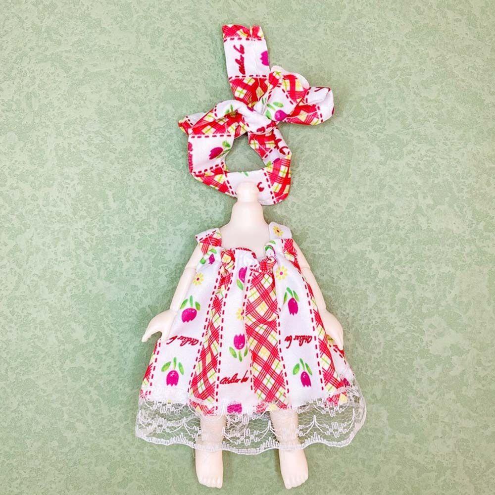 Детский DIY Девочки Высококлассный Нарядный Модный Костюм с Юбкой Одежда для Куклы Кукла 16~17 см/Кукла 1/8 BJD