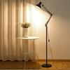 Black/white LED Floor Lamp For Living Room Adjustable Floor Stand Light Dimmable Indoor Bedroom Standing Reading Light Office