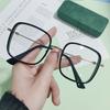 Ретро универсальные прозрачные ультра легкие очки унисекс оправа анти-синий свет близорукость очки женские близорукие очки