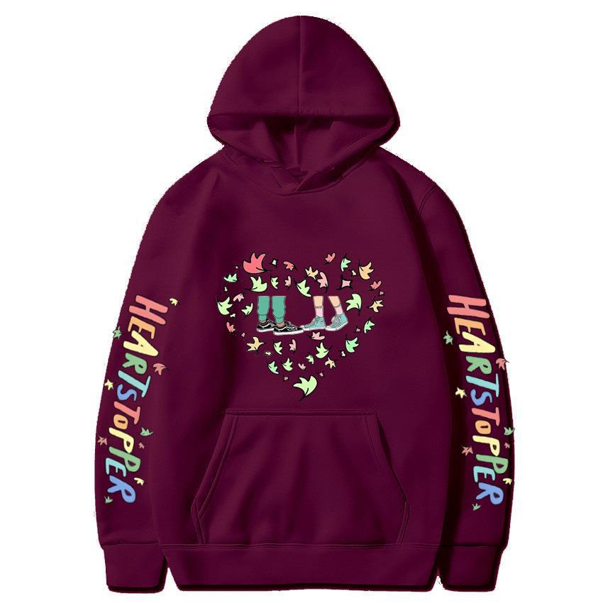 Лидер продаж, толстовки с капюшоном в стиле каваи, свитшот «Ник и Чарли», унисекс, осенне-зимний флисовый пуловер, модная уличная одежда в стиле хип-хоп