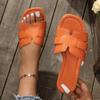 Luxury Summer Slippers Women Flat Outdoor Trend Sandals Fashion Beach Designer Slippers Slides Woman Big Size Lightweight Shoes