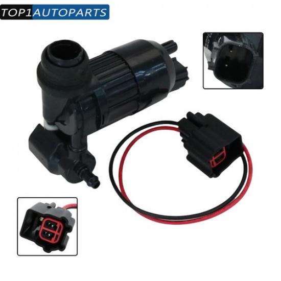 Front Windshield Washer Pump With Connector For Ford Explorer Fiesta DV6117664AA