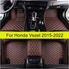 Автомобильные коврики для Honda Vezel 2015 2016 2017 2018      Автомобильные коврики для ног Ковер Покрытие Аксессуары для интерьера