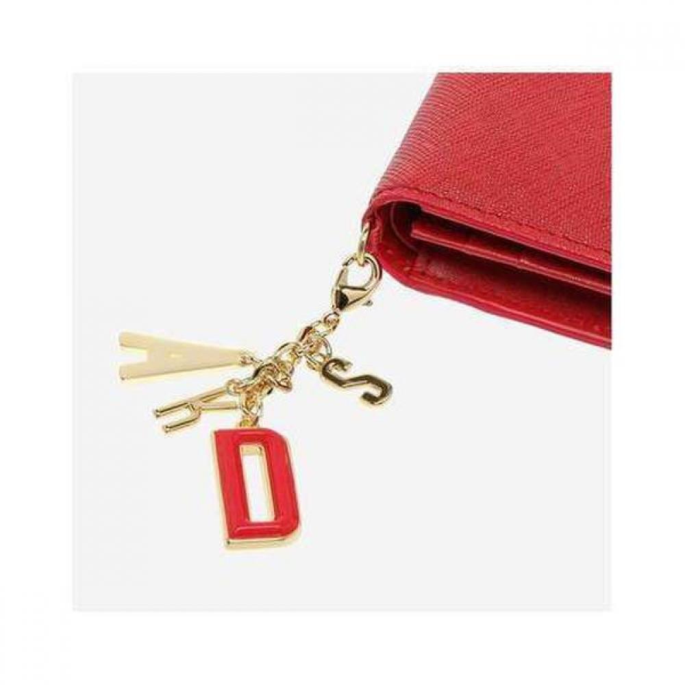 Daks Red Cutting Logo Card Wallet Dcwa4e002r2