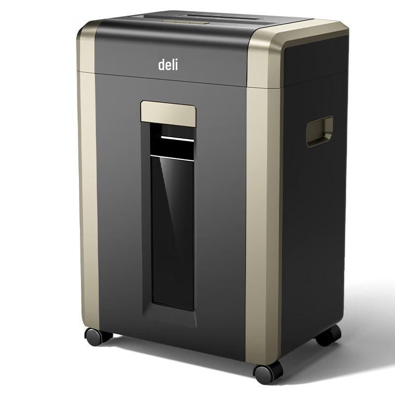 Deli High-Security Commercial Micro-Cut Shredder CN plug (adapter included)