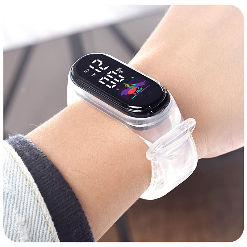 Новые женские часы PU водонепроницаемые наручные часы электронные цифровые Montre Montre Femme уличные светодиодные прозрачные женские мужские часы простые спортивные