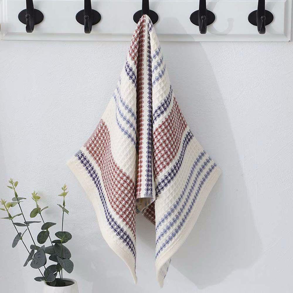 Waffle Dishtowel Hotel Household Cleaning Cloth Face Towel Hand Towel Washcloth Handkerchief