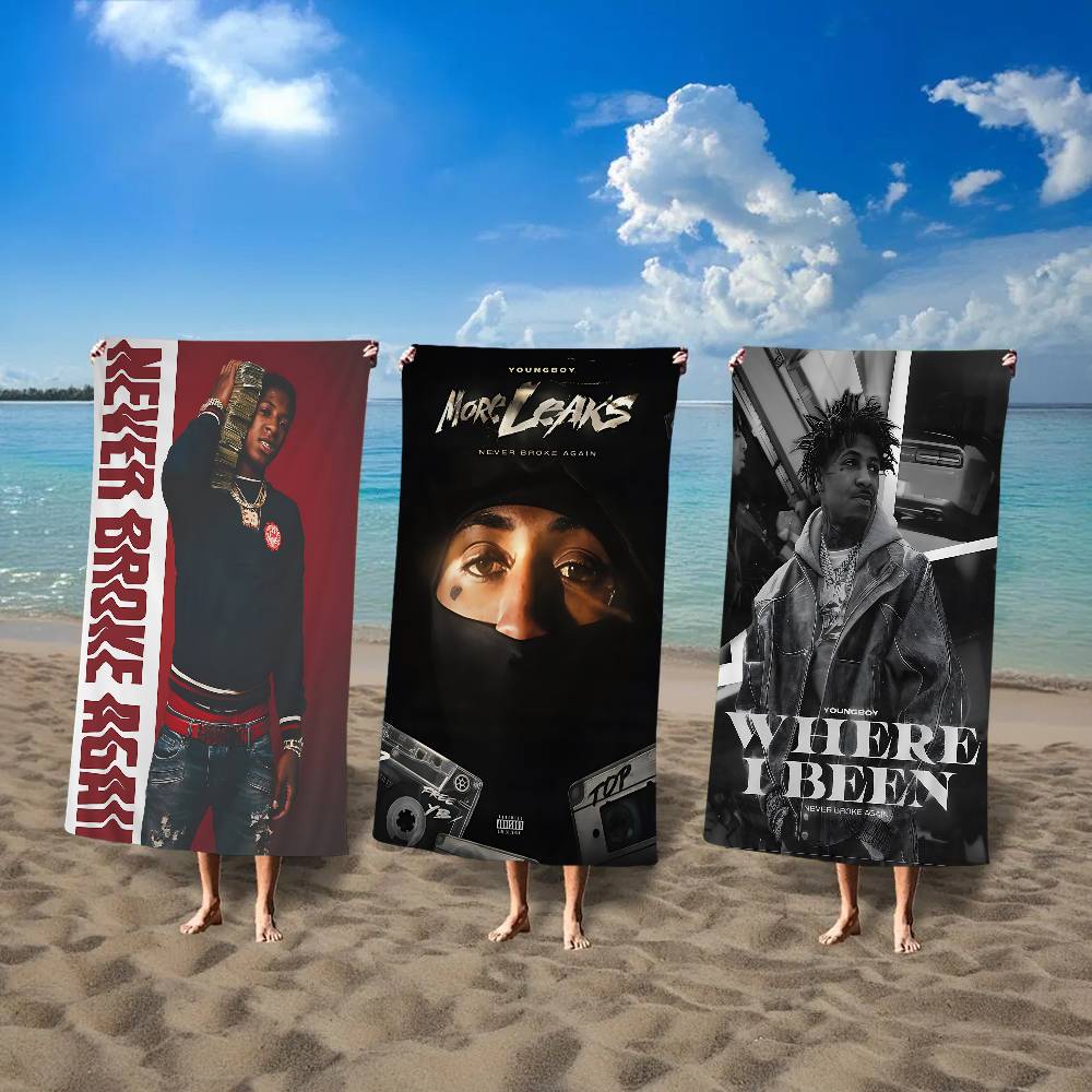 Полотенце для ванной от рэпера Youngboy Never Broke Again, из микрофибры, мягкое, хорошо впитывающее влагу, дышащее, для девочек, детей, декоративное