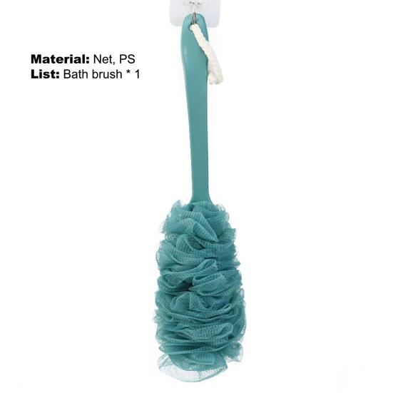 Скруббер для спины, изысканная пена, эргономичный дизайн, аксессуары для душа, длинная ручка, губка для ванны, щетка для душа для дома