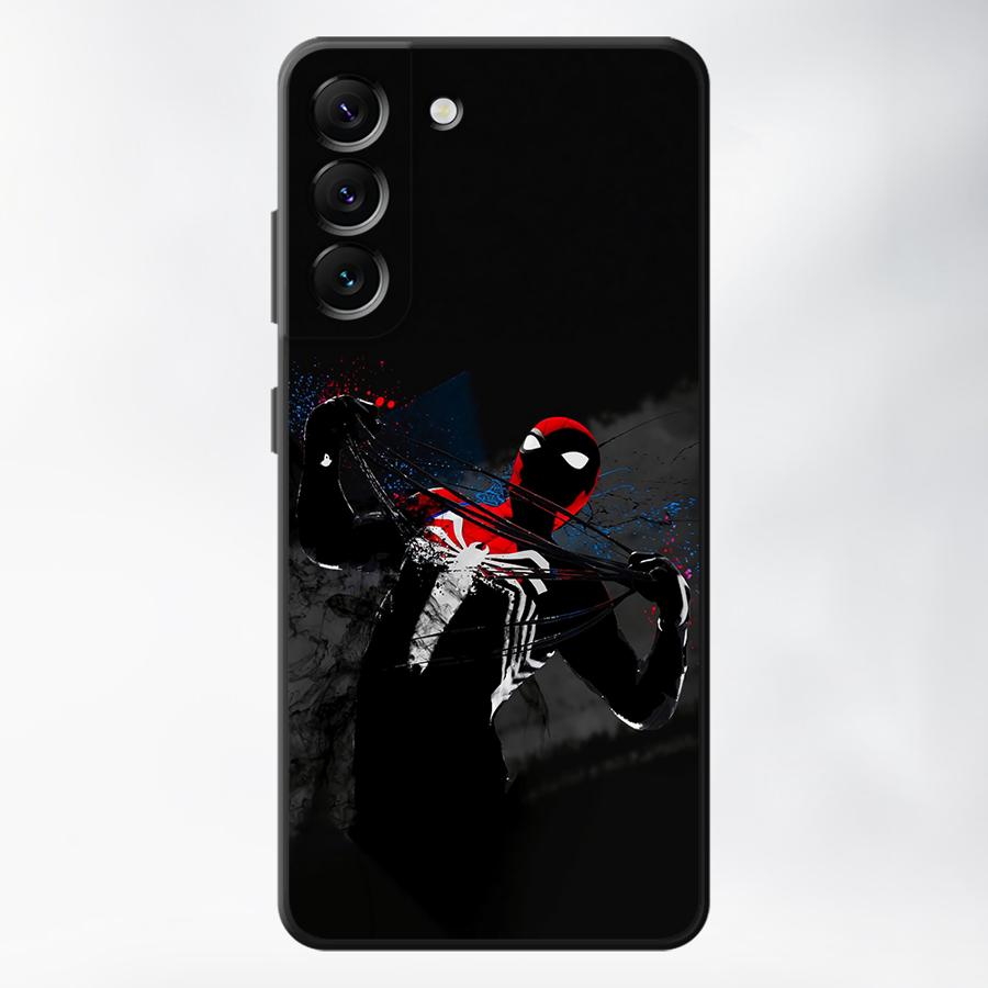 Чехол Marvel Черно-красный Человек-паук для Samsung Galaxy A57 A73 A51 A24 A26 A55 A37 A22 A32 A25 A52 A36 A53 A35 A23 Чехол для телефона A71