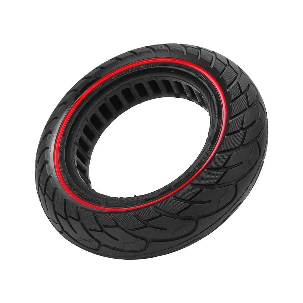 10x2.5 Inch Electric Scooter Solid Tire Honeycomb Rubber Scooter Tubeless Tire for Xiaomi M365 Red