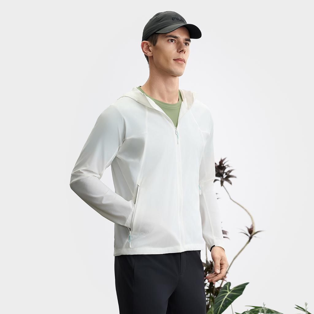 Fila Куртка мужская Explore Series Fashion Универсальная Удобная Простая Повседневная Спортивная Уличная Белоснежная A11M527709F-WT