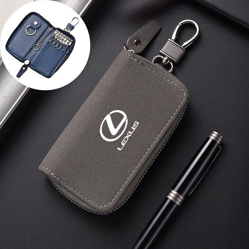 Leather Car Key Bag Cover Case Coin Wallet for Lexus RX330 IS250 Ct200h ES300h RX350 IS300h NX300h GS300 ES350 Auto Accessories