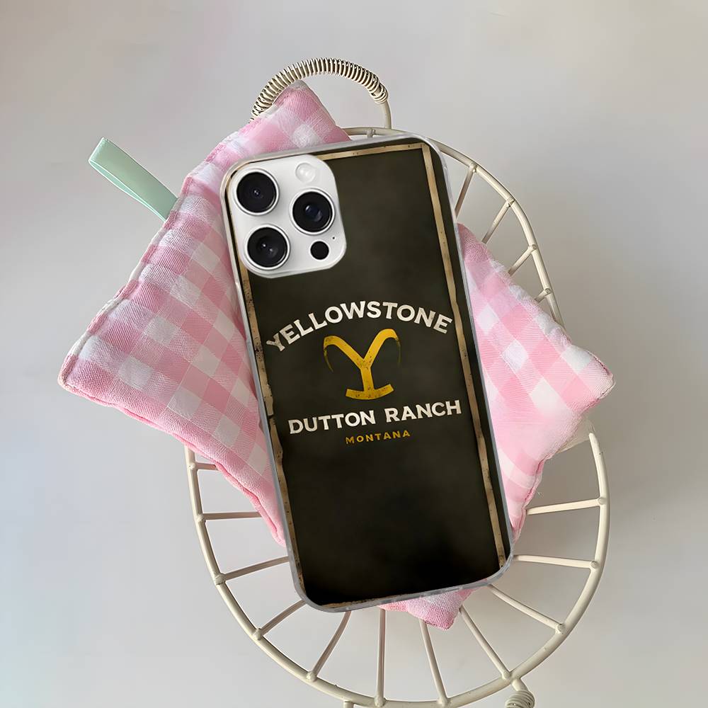 Популярный чехол для телефона Y-Yellowstone D-Dutton R-Ranch для iPhone 11 12 13 14 15 16 17 Plus Pro Max Сатиновый Лазерный Глянцевый Чехол