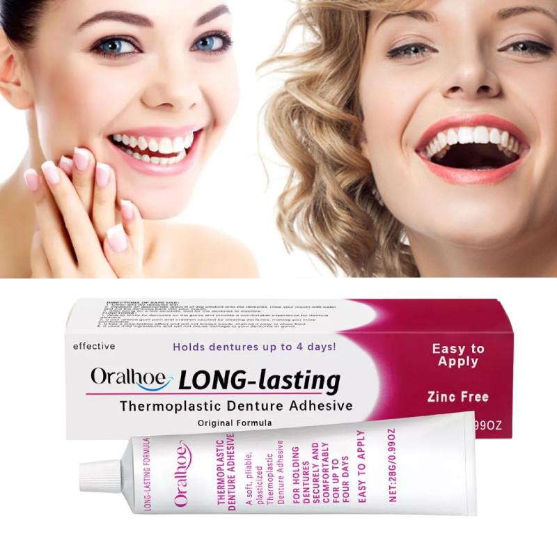Оралхое Адгезив для зубных протезов для повышенного комфорта и надежной фиксации искусственных зубов