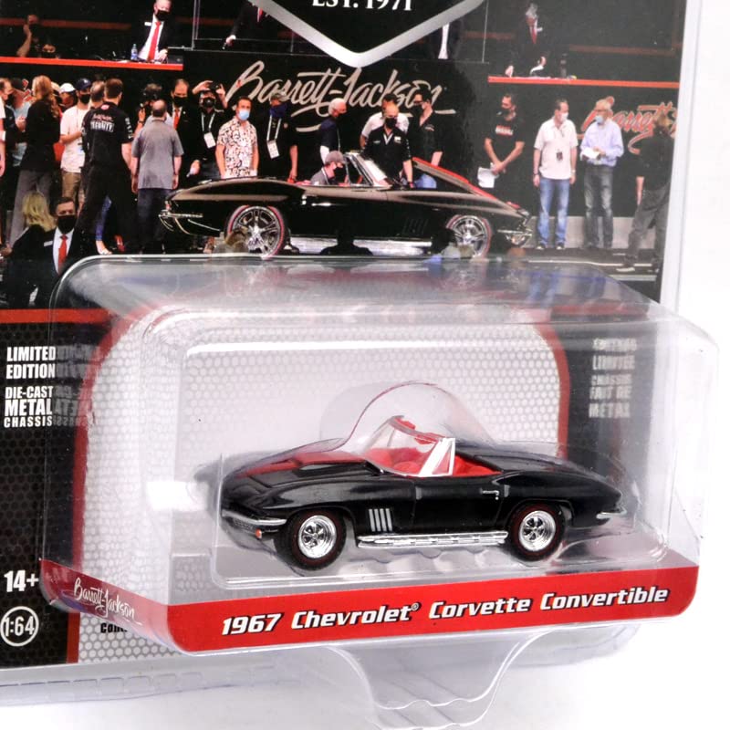 ЗЕЛЕНЫЙ СВЕТ 1:64SCALE BARRETT-JACKSON SERIES 8 "1967 CHEVROLET CORVETTE CONVERTIBLE" Greenlight 1:Масштаб 64 Серия Barrett-Jackson 8-1967 Chevrolet Corv
