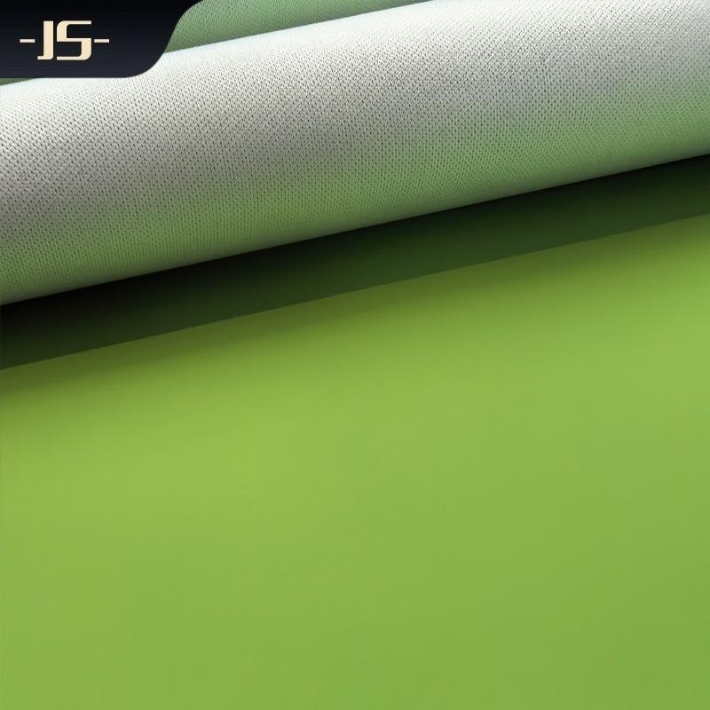 Stretch Fabric Base PU Leather Plain Weave 0.5mm for Luggage and Photo Album Packaging