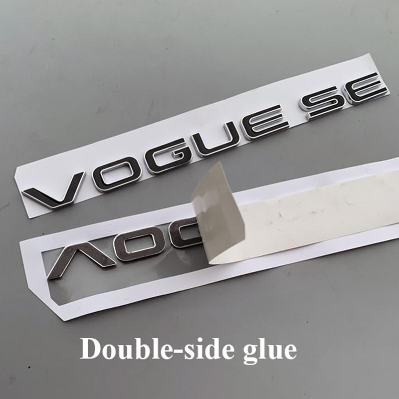 3D ABS черный значок багажника автомобиля наклейка с буквами наклейка Voguese логотип эмблема для HSE SCV6 SDV8 автомобильные аксессуары