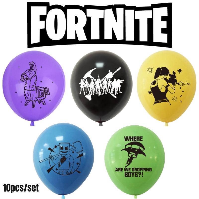 Украшения для дня рождения в стиле Fortnite Латексные шары Бестселлер для международной торговли