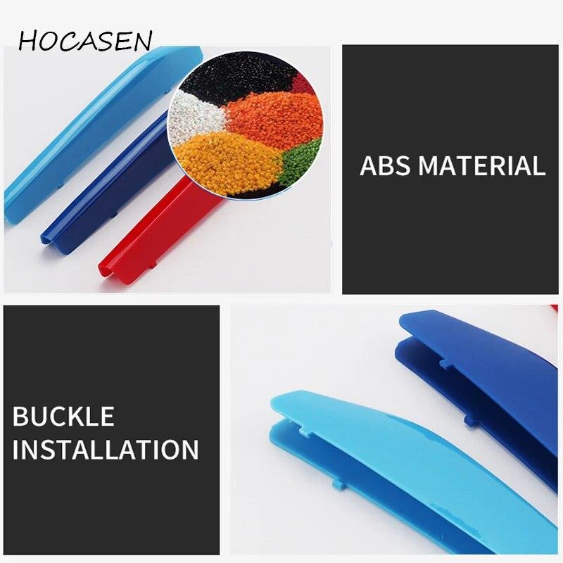 3pcs Car-Styling 3D M Front Grille Trim Bumper Cover Strips Stickers for BMW X3 X4 Series G01 2018- External Decoration