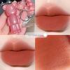 Bear Lip Mud Matte Foggy Velvet Lip Glaze Lipstick Keychain Подвеска для помады для студенческой вечеринки Макияж для девочек