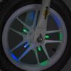 Balance bike, children's bike, inflatable wheels, 12 light-up wheels