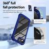 Роскошный прочный ударопрочный чехол для iPhone 16 15 14 13 12 11 Pro Max 16 Plus 16e силиконовый бампер прозрачный жесткий чехол
