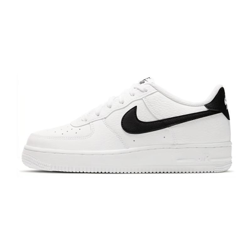 Nike Кроссовки Air Force 1 Low Белые Черные GS CT3839-100