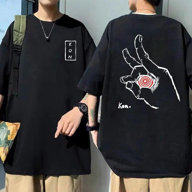 Японское аниме «Бензопила» унисекс Хаякава Аки Fox Devil Kon Футболка с принтом Унисекс Мягкие хлопковые футболки Унисекс Женская футболка Unisexga Уличная одежда