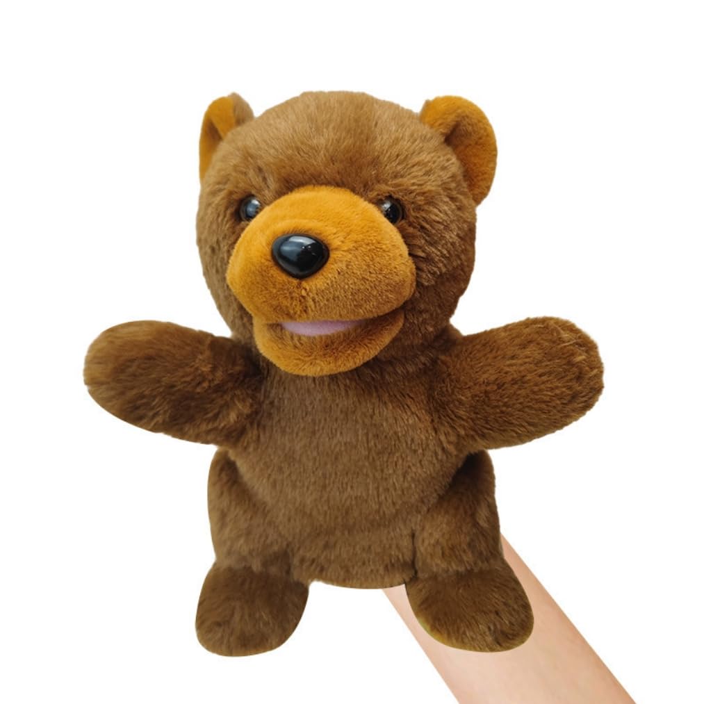 Muppet Puppet Hand Puppet Finger Puppet Ventriloquist Doll Moving Mouth Bear Bear