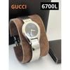 Б/у GUCCI Gucci 6700L браслет кварцевые часы черный черный циферблат